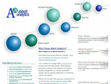 Tablet Screenshot of abbottanalytics.com